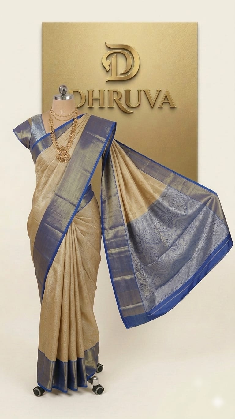 A0A71 NITA AMBANI INSPIRED TISSUE SAREE - Image 4