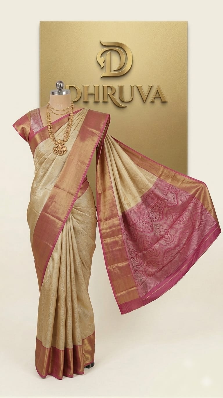 A0A71 NITA AMBANI INSPIRED TISSUE SAREE - Image 5