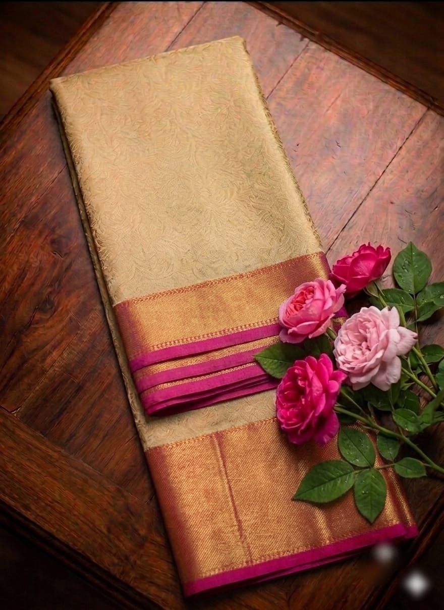 A0A71 NITA AMBANI INSPIRED TISSUE SAREE - Image 2