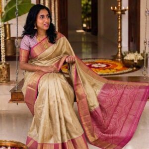A0A71 NITA AMBANI INSPIRED TISSUE SAREE