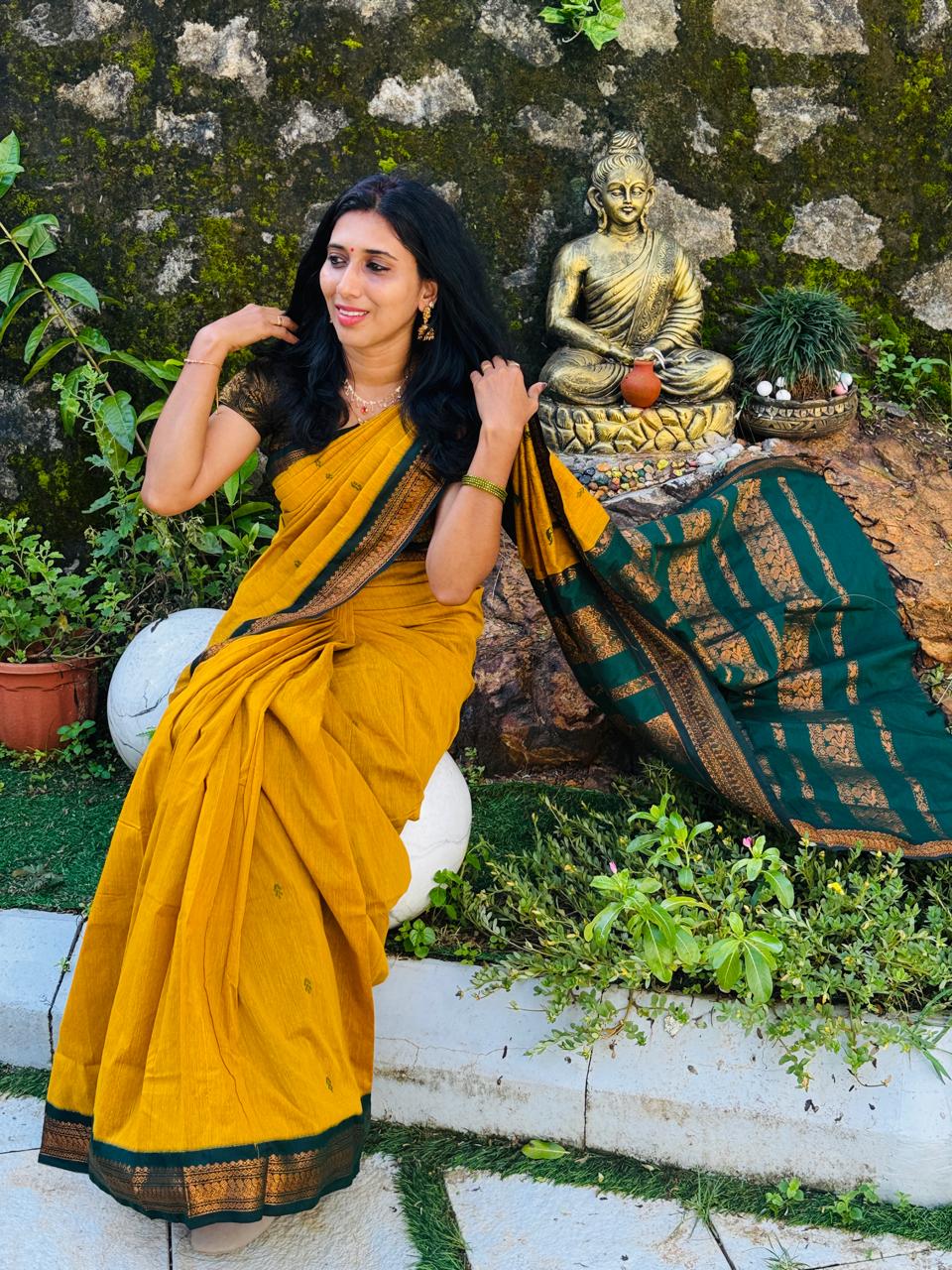 A0A69 KALYANI  Cotton Saree