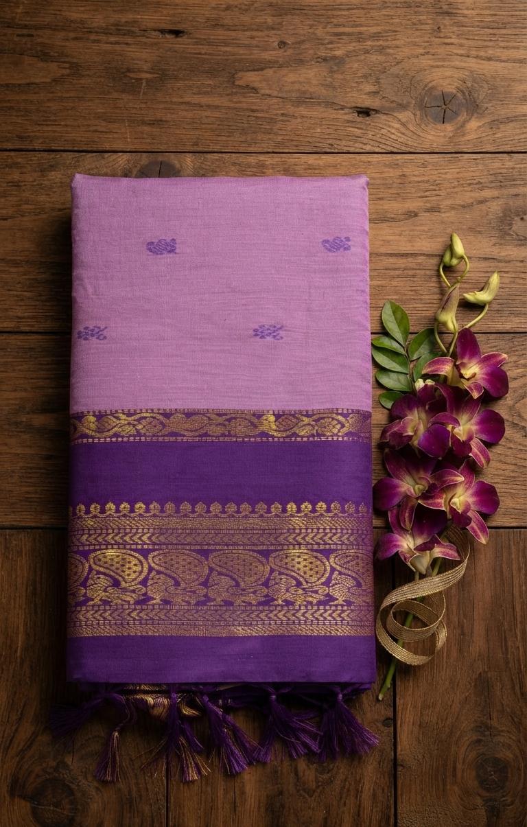 A0A69 KALYANI Cotton Saree - Image 4