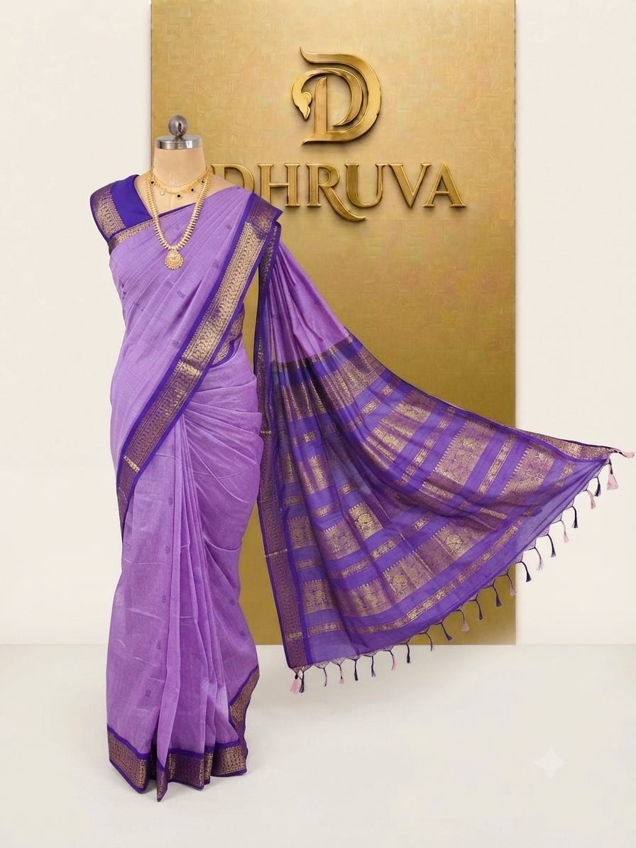 A0A69 KALYANI Cotton Saree - Image 2