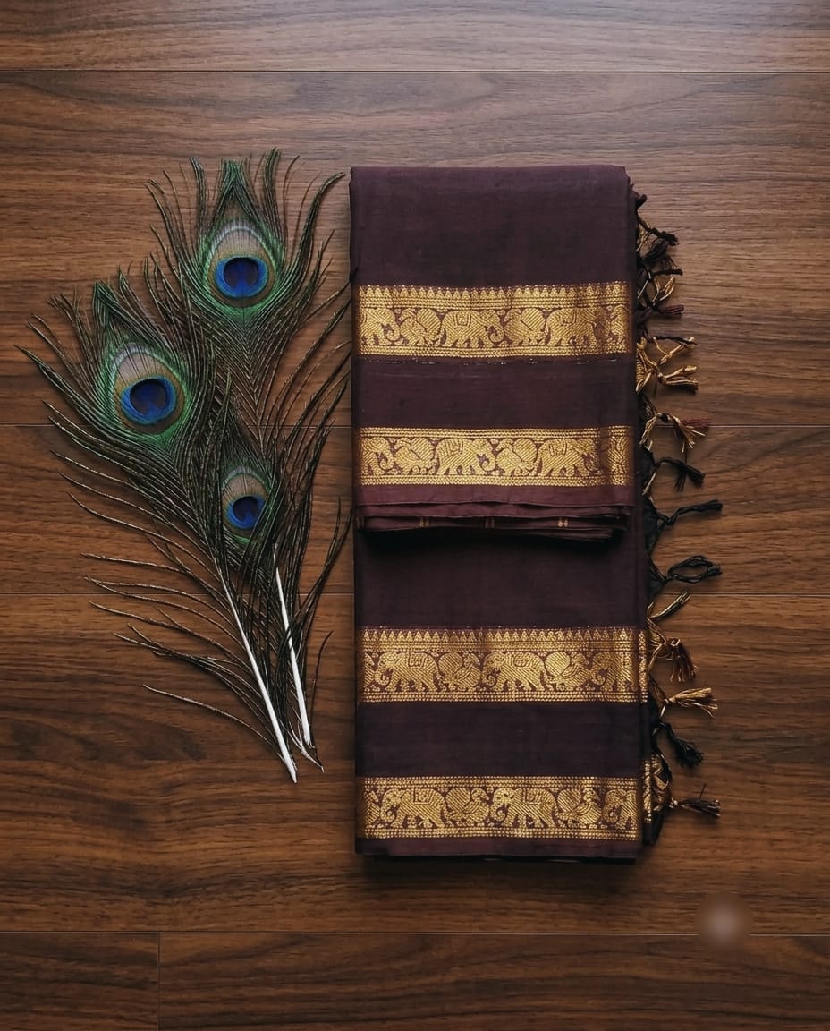 A0A68 KANCHI Cotton Saree - Image 4