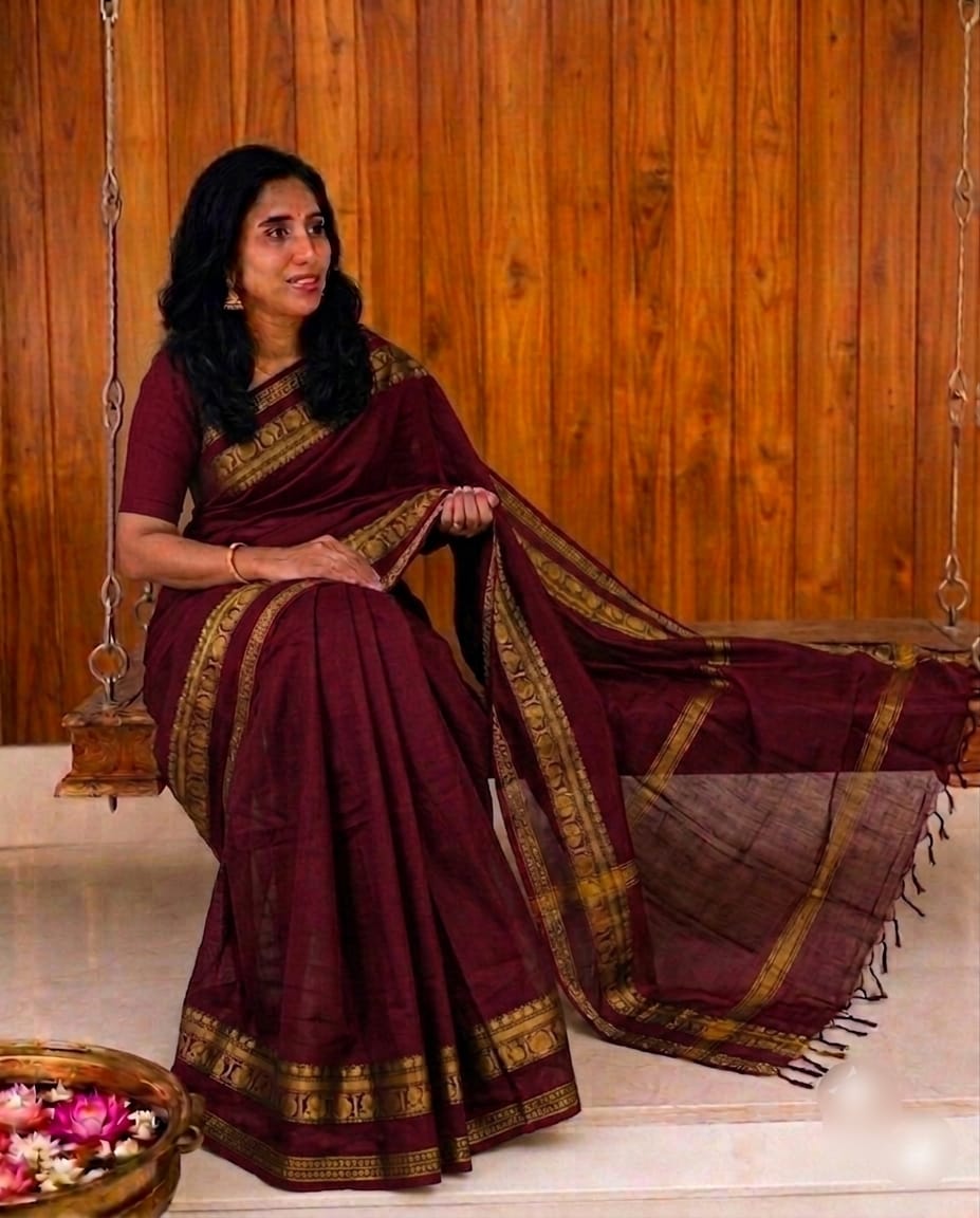 A0A68 KANCHI Cotton Saree - Image 7