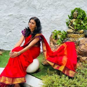 A0A62 Gulab Kanchi Cotton Saree | Traditional Cotton Saree