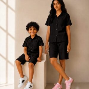 AA57 Unisex Cargo Shorts Set – Stylish Casual Wear Outfit
