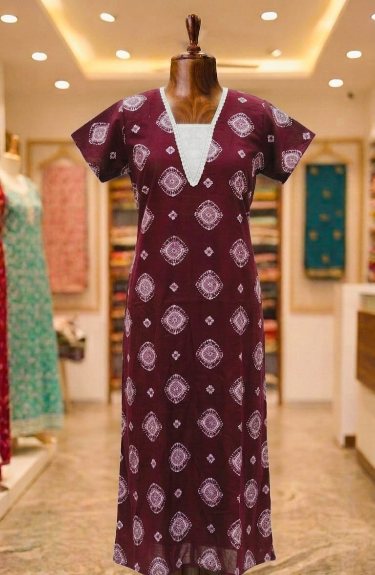 A0A50 Women's Modern Nighty | Stylish & Comfortable Everyday Nightwear - Image 13