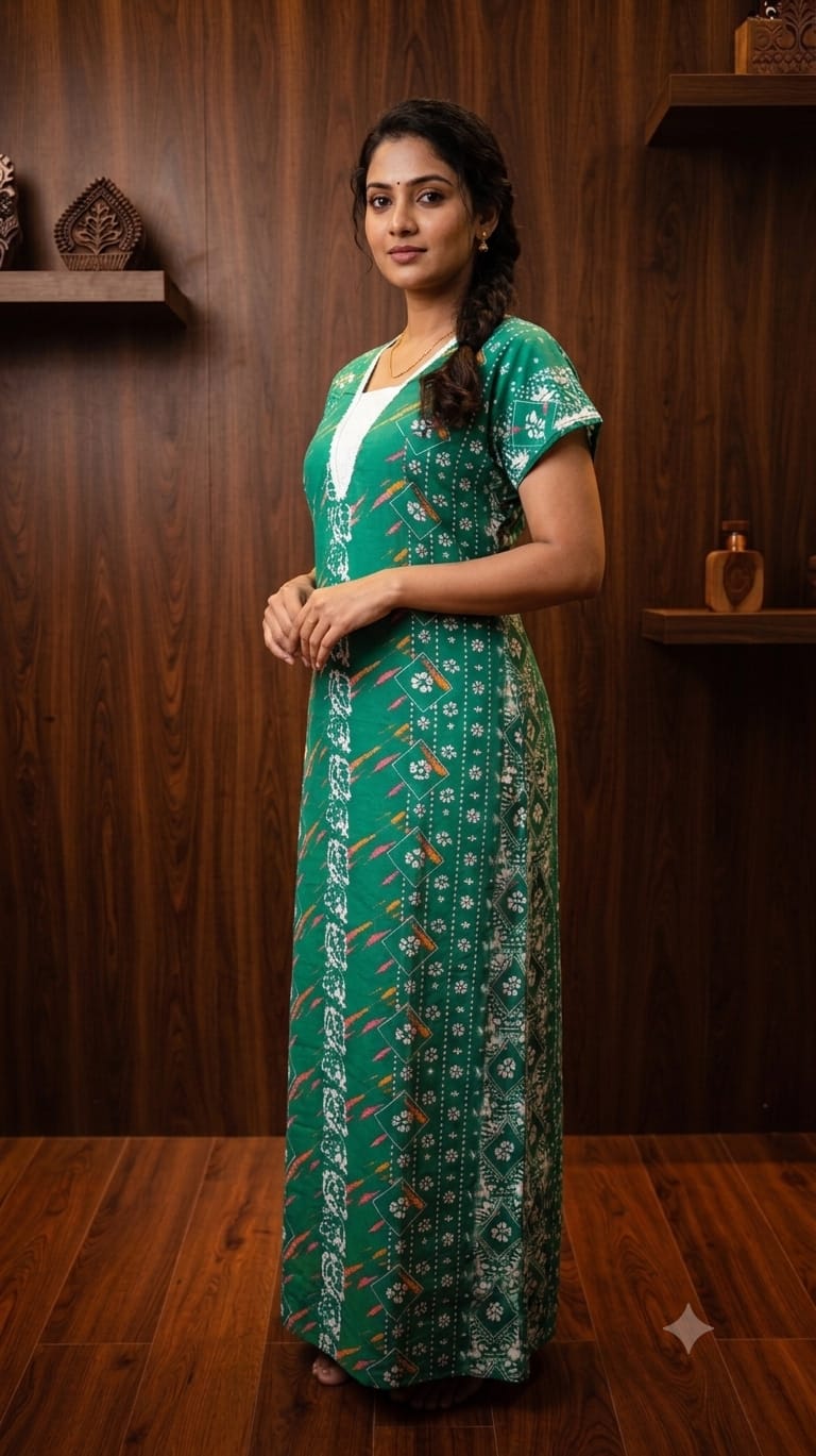 A0A50 Women's Modern Nighty | Stylish & Comfortable Everyday Nightwear - Image 15