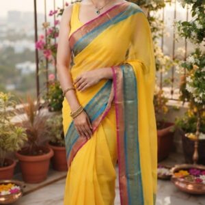 A0A48 MUL COTTON SAREE HARIDHRA