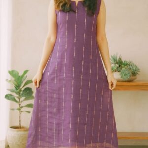 A0A46 Royal Ladies Flared Dress | Elegant & Comfortable Ethnic Wear