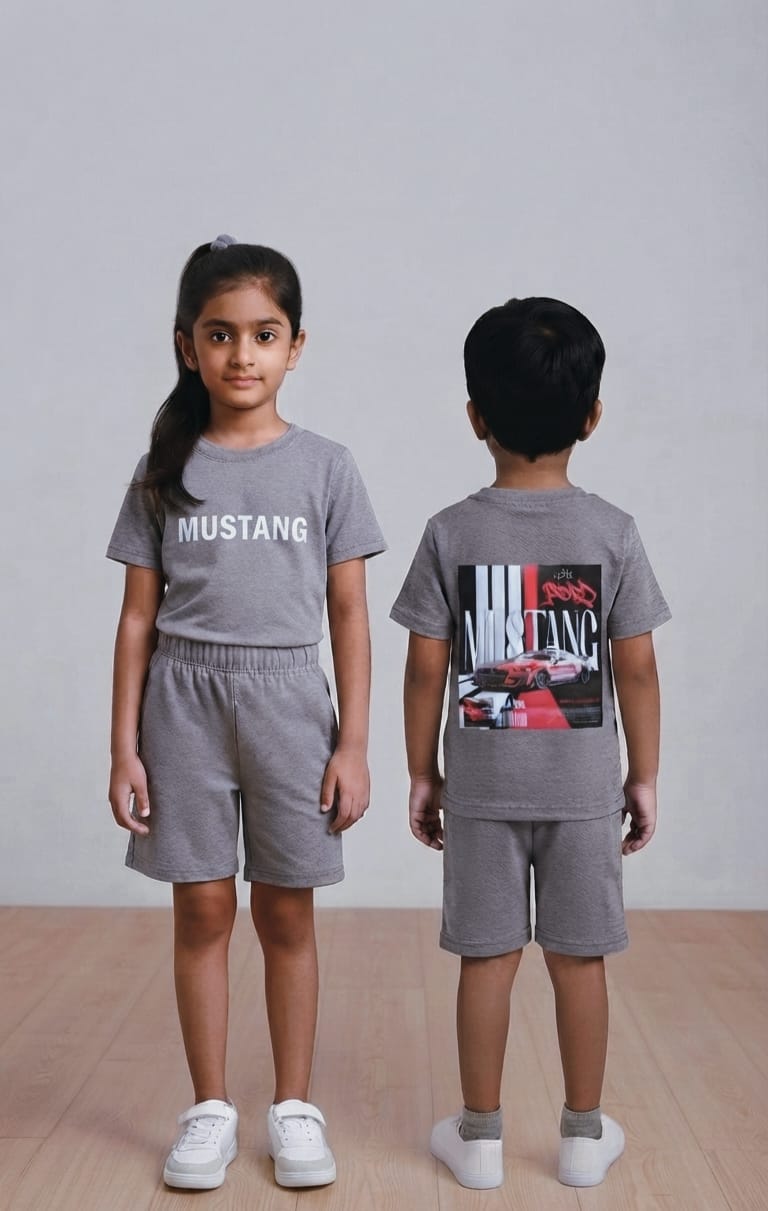 AA32 Car Shorts(4) – Printed Unisex Co-Ord Set - Image 5