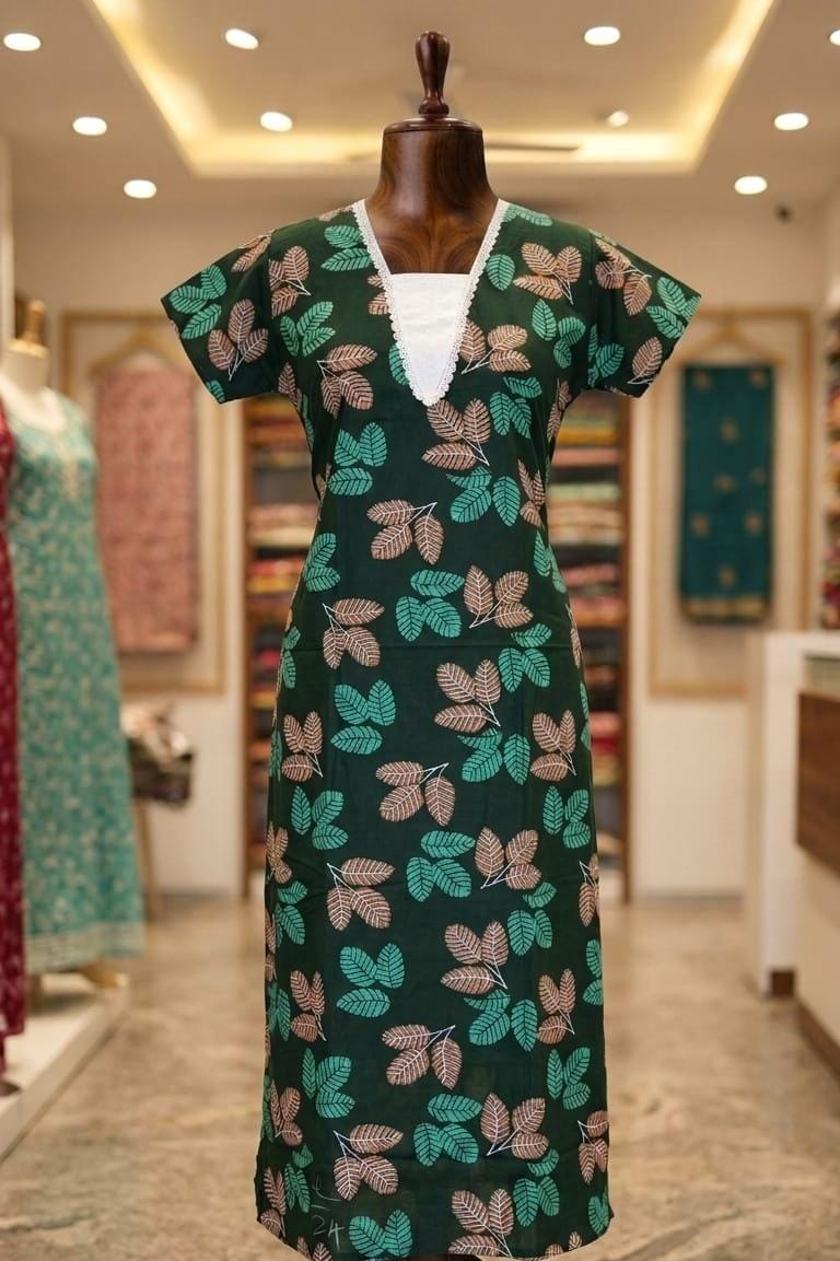 A0A50 Women's Modern Nighty | Stylish & Comfortable Everyday Nightwear - Image 7