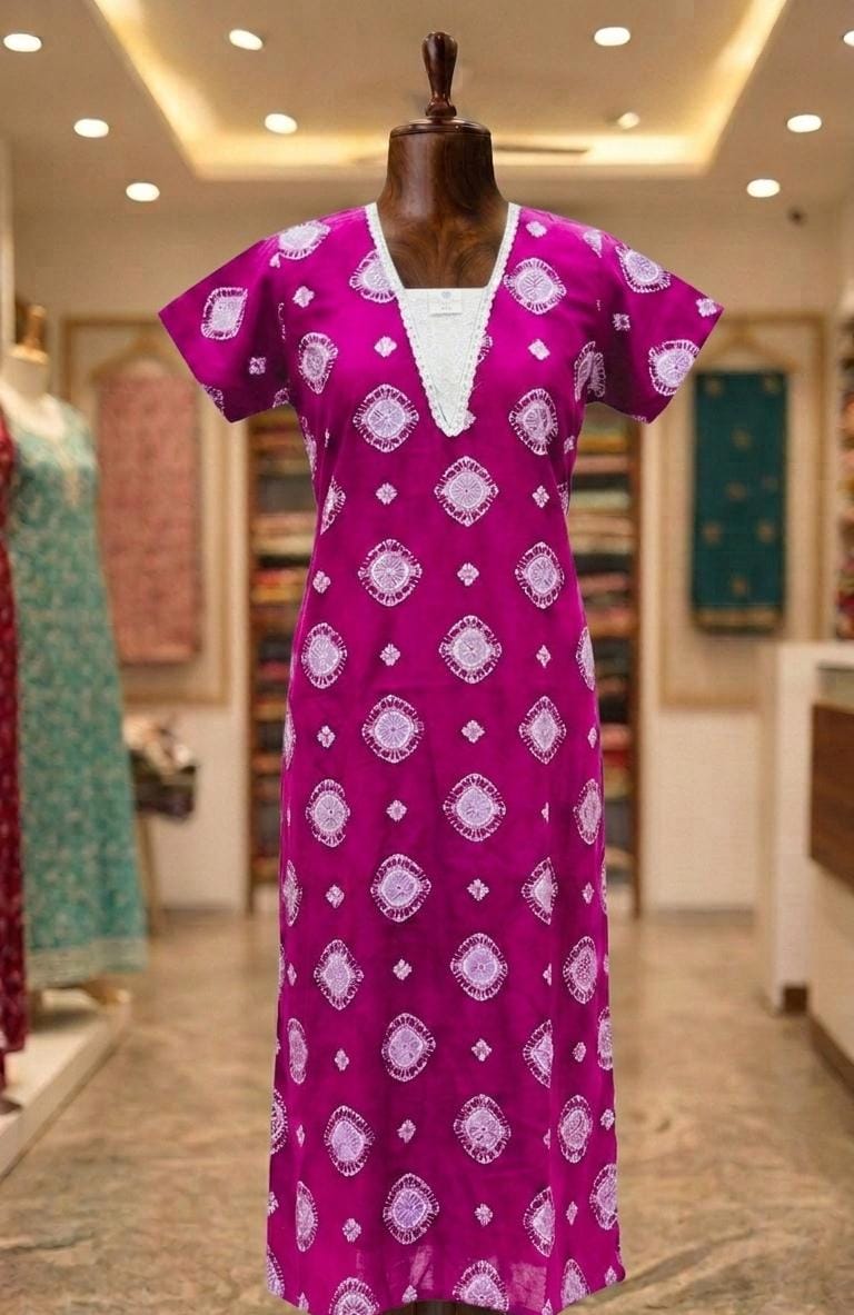 A0A50 Women's Modern Nighty | Stylish & Comfortable Everyday Nightwear - Image 10