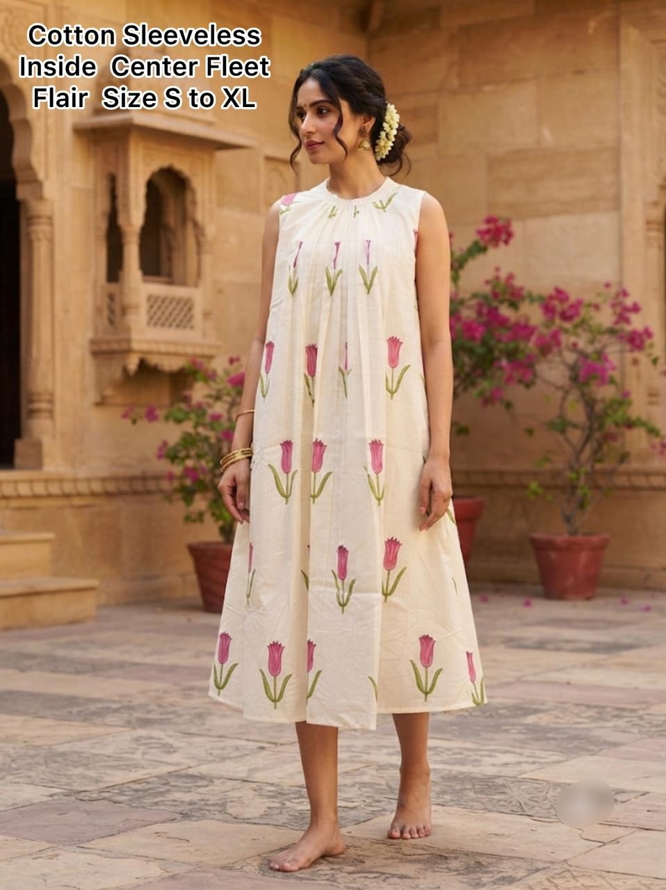 A0A56 Women's MANDHARA  Onam outfit – Elegant Casual Wear