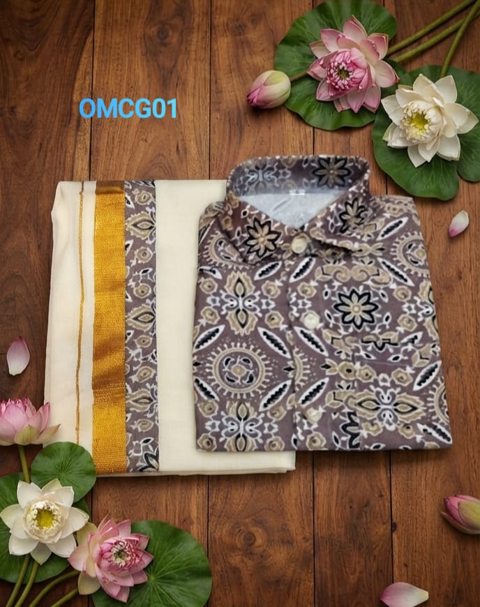 AA60 (7-9yrs ) Boys Traditional Half Sleeve Shirt & Dhoti Set – Festive Ethnic Wear (2) - Image 7