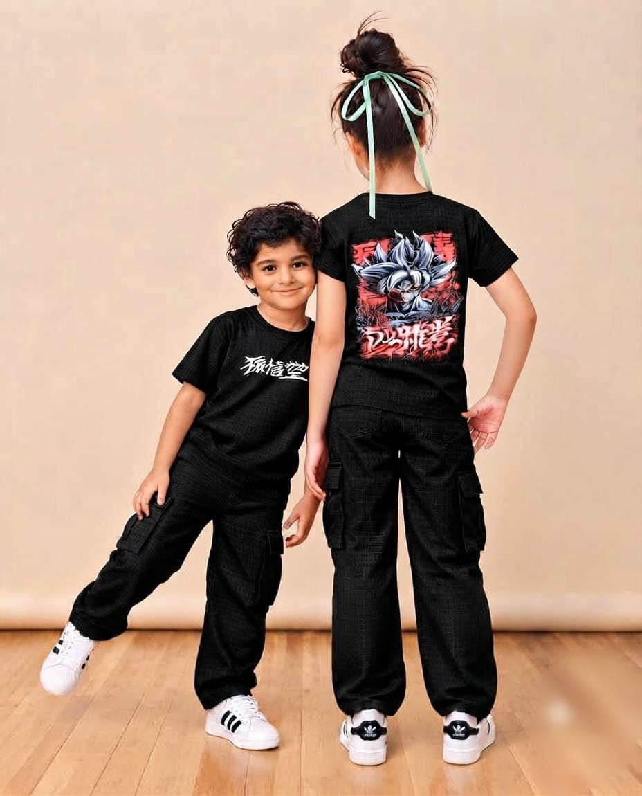 AA31 Masterd Goku Cargo Pant Set – Unisex Casual Wear
