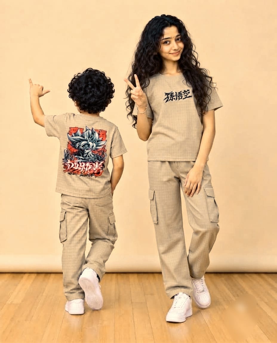 AA31 Masterd Goku Cargo Pant Set – Unisex Casual Wear - Image 6
